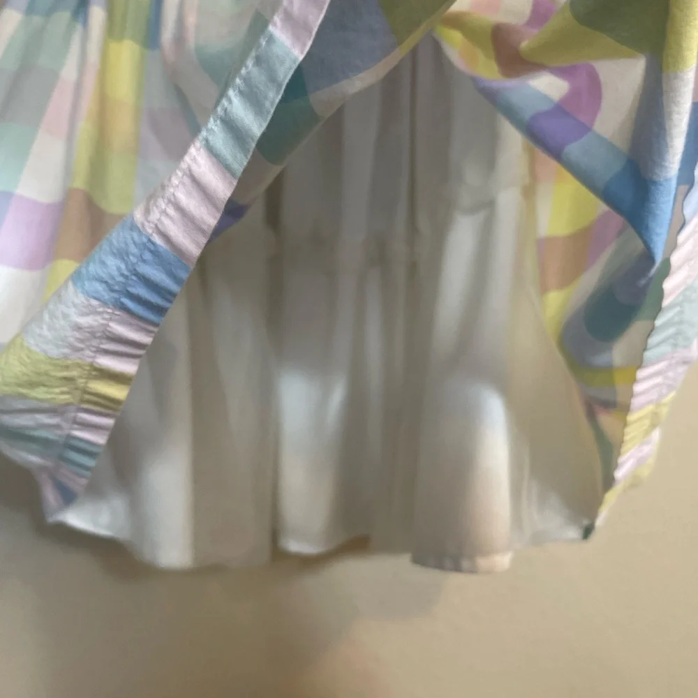 Girls Carters Pastel Plaid Party Dress 4 Toddler